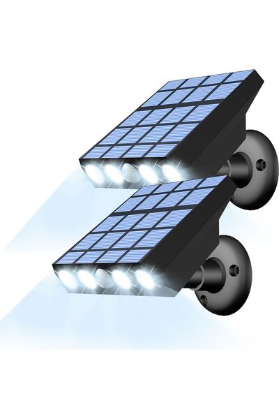 STARSTAR Two LED solar garden lights/outdoor patio lights with motion sensors...