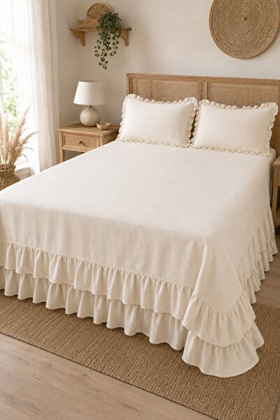 shules collection طقم غطاء سرير مزدوج من القطن الطبيعي 100% من بولدان، مزدوج ...