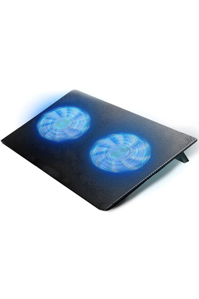 Morvena Picks Suport de răcire pentru laptop, 12-15,4", 2 ventilatoare LED, a...