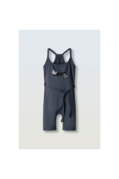 Ebita Grey Jumpsuit Shorts