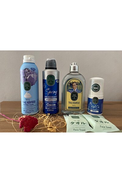Eyüp Sabri Tuncer ERKEK GÜNLÜK BAKIM SETİ Traş Köpüğü, Roll On, Deodorant, Tr...
