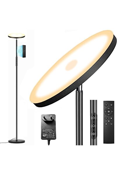 Dotail Lampadar LED, 36W, 3600 lm, reglabil, telecomandă, control tactil, 175...