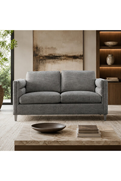 Roots Furniture أريكة لوفسيت رمادية اللون