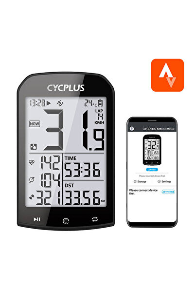 CYCPLUS Ciclocomputer Cycpus M1 pentru analiza traseelor cu integrare Strava