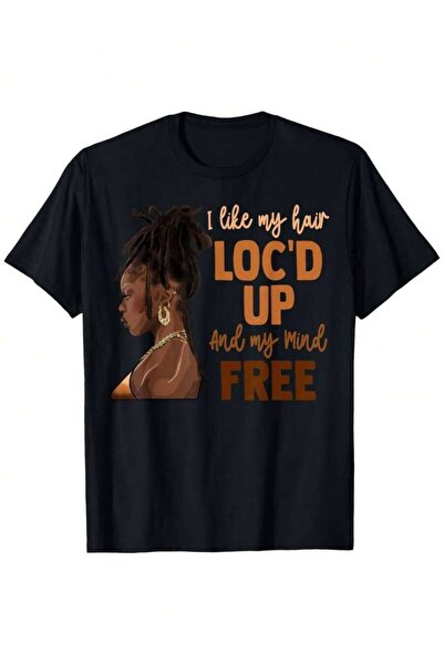 26LIK تي شيرت I Like My Hair Loc'd Up - احتفال بشهر التاريخ الأسود، تي شيرت ك...