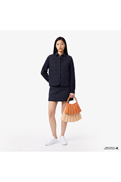 Lacoste Kadın Kapitone Lacivert Etek