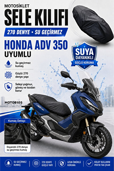 Motobros غطاء مقعد الدراجة النارية هوندا ADV 350 متوافق مع غطاء مقعد السكوتر ...