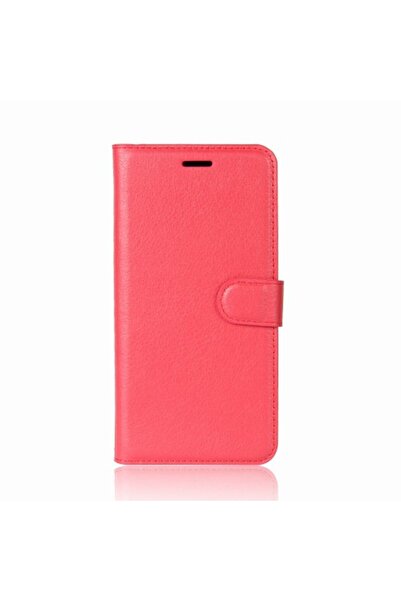 OEM Δερμάτινη Θήκη Πορτοφόλι με Βάση για Huawei P20 - Κόκκινο