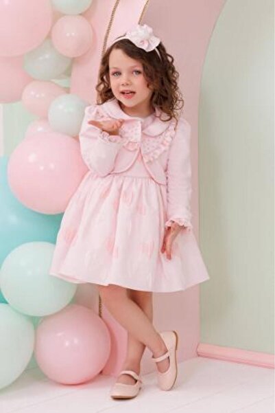 Pamina Girls' Dress – – Bolero with Hair Accessory – Cotton and Tulle with Co...