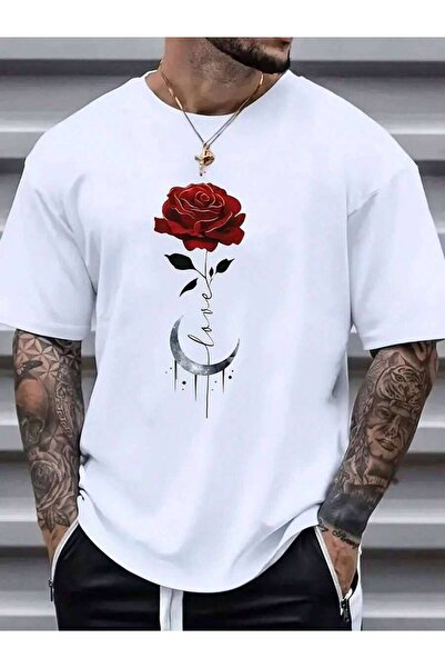 LİNA06 1-Piece Set, 100% Cotton, Printed With Santa Claus Hat Skull Print Fou...