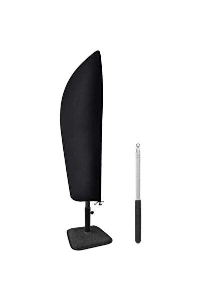 STARSTAR 265cm 210D Sun Umbrella Cover with Pole Waterproof Oxford UV Dustproof