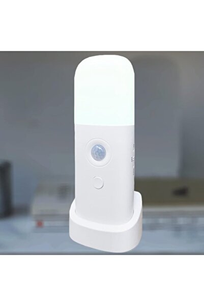 STARSTAR 1pc LED Motion Sensor Night Light - USB Recharge Dimmable LED Light ...