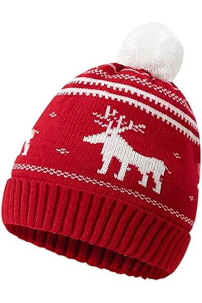 STARSTAR Christmas Fun Hats – Reindeer & Santa Claus Christmas Hat with Pompo...