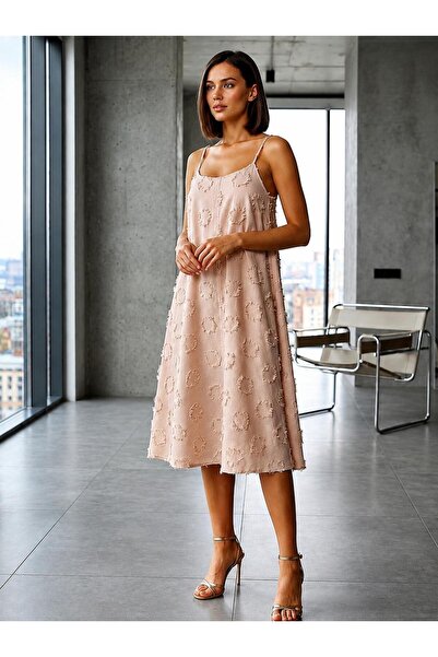 Volans Moda Noa 2136 Askili Tassel Detailed Dress