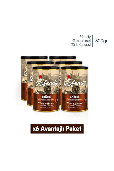 Shazel Efendy Traditional Turkish Coffee |   Medium Roasted |   Tinplate |   ...