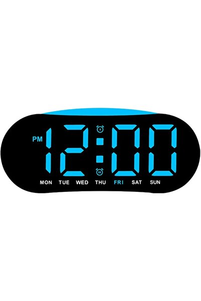 STARSTAR LED Desktop Clock Date Day Display Dual Alarm Design for Deep Sleepe...