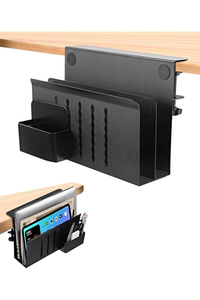 STARSTAR Office storage cabinet rack, computer drawer, portable black double-...