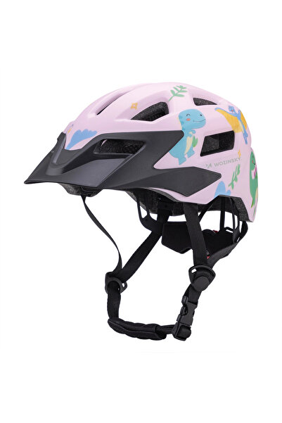 WOZINSKY Cască de ciclism MTB pentru copii cu vizor detașabil 52-56 cm protec...