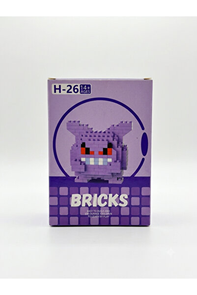 TOYTOPIA Gengar Mini Building Block Set 205 Pieces - Pokemon Figure D