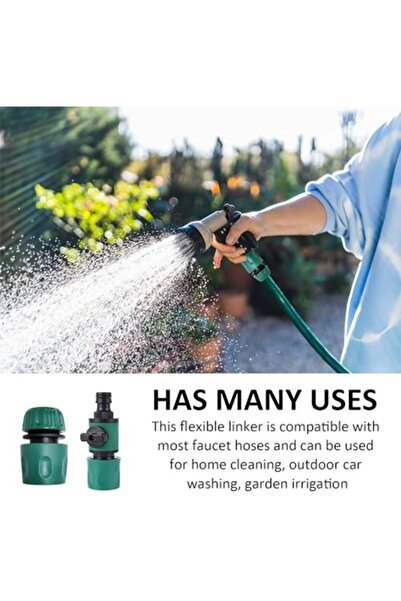 STARSTAR Female Hose Connectors - Green Hose Connectors for Garden Irrigation...