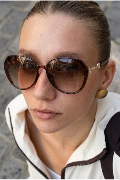 MACERATİ Mira Prestige Ultra Light Brown Women's Sunglasses with Uv400 Filter