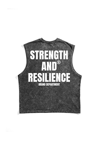 Sekizbiraltı Μπλουζάκι Resilience με τυπογραφική εκτύπωση, μαύρο, με μηδενικά...
