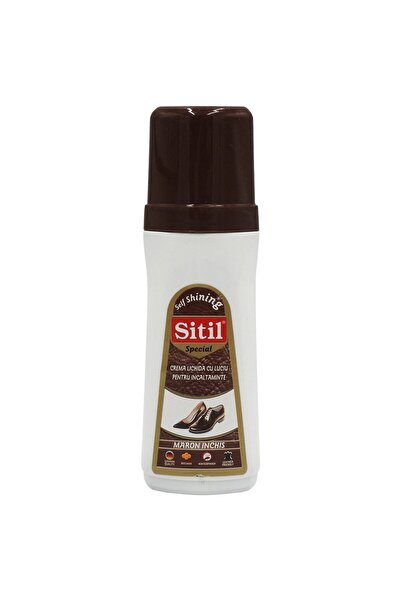 SİTİL Shoe Cream Liquid 80 ml Dark Brown