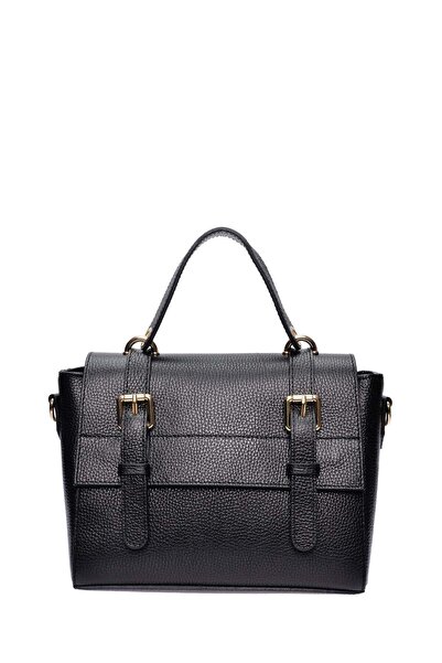 SimpleFind Anna Luchini Geanta piele -KIARA-Negru,Geanta de mana piele natura...