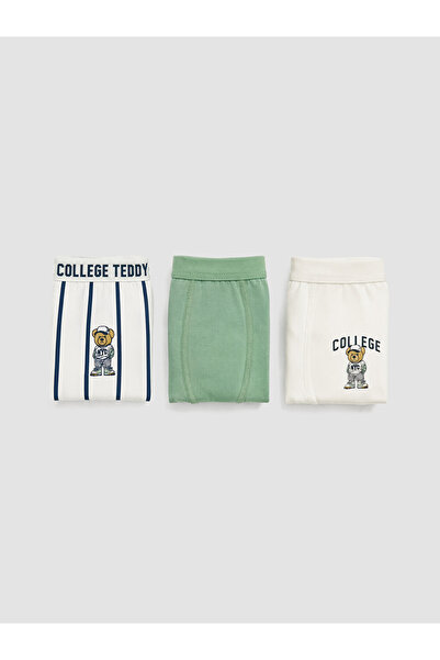 LC Waikiki Men's Boy College Teddy Printed 3-Piece Boxer from Uzg Store for S...