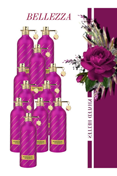 Bellezza 11 قطعة من عطر الورد والمسك 100 مل