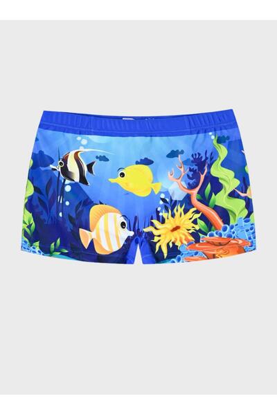 Energiers Μαγιό boxer αγόρι "Fish and corals" ρουά