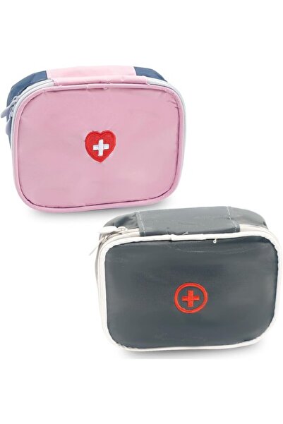 STARSTAR 2pcs Medicine Bag Oxford Fabric Emergency Medical Portable Small Hol...