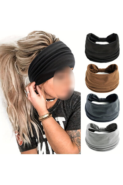 STARSTAR Hair ties - 4-pack - Elastic - Soft - Multi-color prints
