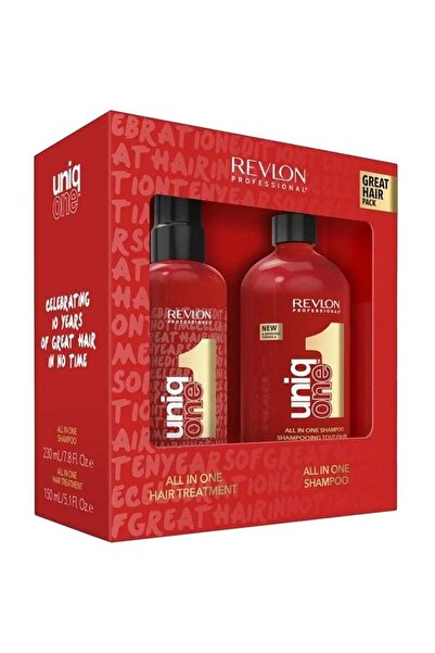 REVLON PROFESSIONAL Revlon Uniq One Σετ Δώρου - Σαμπουάν Όλα σε Ένα (230ml) &...