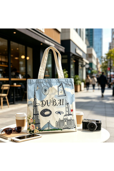 ARIANA Premium Canvas Tote Bag, Large Reusable Shopping Tote Handbag with Dub...