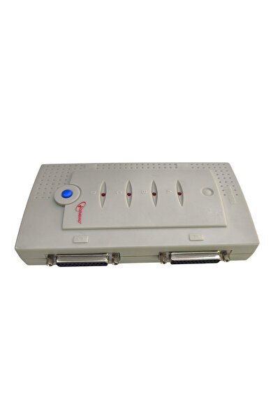 KEEPRO 4 Port 25 Pin Lpt Data Switch for Gray Printer 4 Pc 1 Printer