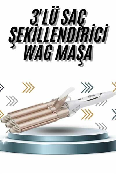 ZERO LAND Nhr-Hlss Wag Maşa Professional Hair Styler with Ion Feature (133446...