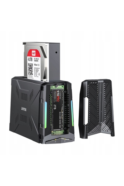 Unitek S1234B01-EU Stație de andocare USB Tip C 3.2 Gen. 2, Activă