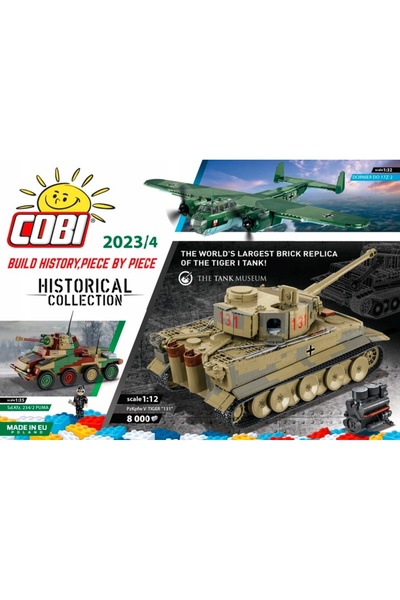 COBI Blocuri 5860 Avion de luptă P-51D Mustang Militar din Al Doilea Război M...