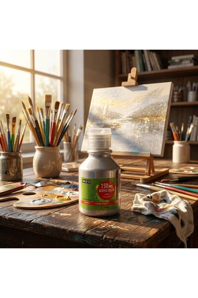 BASIC Acrylic Color 150 ml – Silver