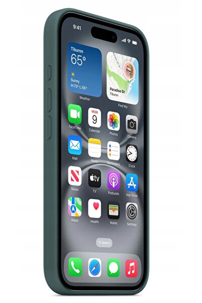 Apple Husă de silicon MagSafe pentru iPhone 16 verde