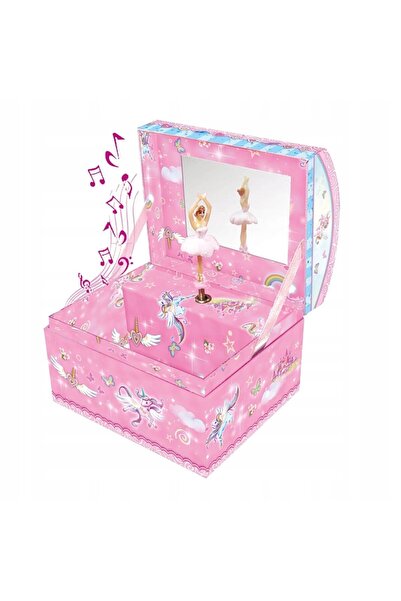 NO BRAND Cutie cu oglindă, cu unicorn și sunete, pentru fete