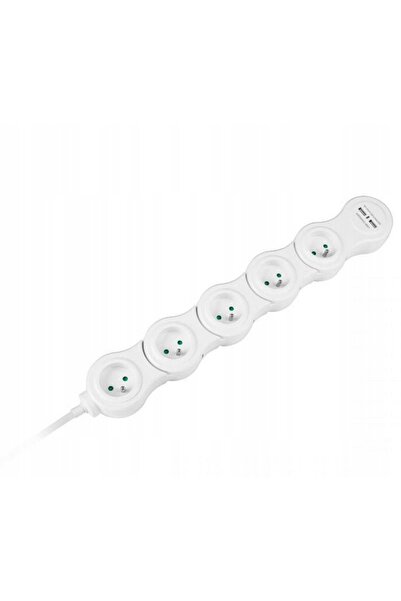 NO BRAND PRELUNGITOR CU PRIZE 230 V, 5 PRIZE + ÎNCĂRCĂTOR USB