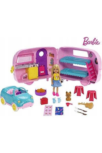 Barbie AVENTURĂ CU BARBIE! Rulotă, LALKA CHELSEA și accesorii - FXG90