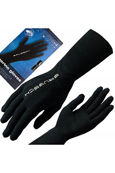 NO BRAND BRUBECK Mănuși Merino GE10020 - Negru S/M