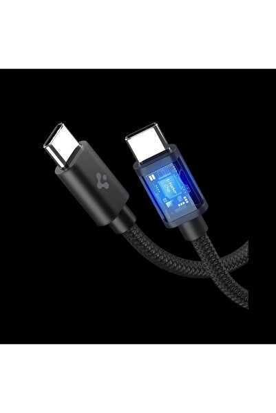 NO BRAND Încărcător de perete Spigen 45W USB-C cu cablu împletit de 1m, puter...