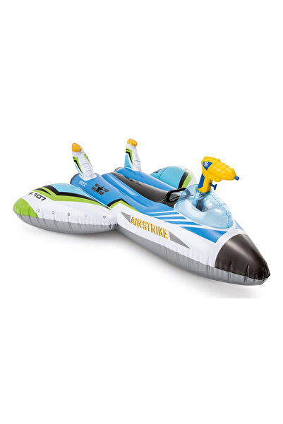 Intex Avion gonflabil cu lansator 57536 roșu