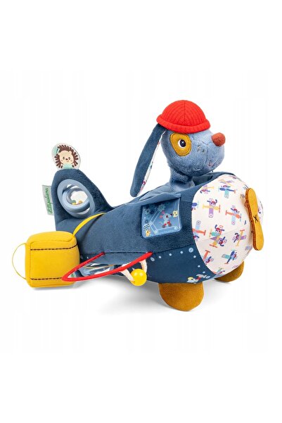 NO BRAND Piesek Jules senzorial stimulant de îmbrățișat Avion Lilliputiens