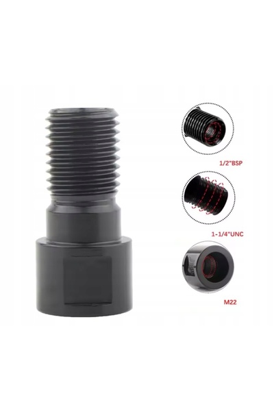 NO BRAND ADAPTOR M22 la SDS+ sau HEX pentru găurire cu racord de lichid