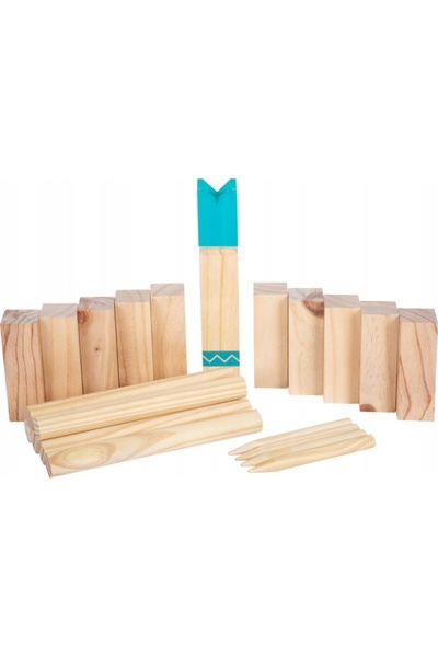 NO BRAND Joc KUBB Viking cu săculeț de bumbac Picior Mic